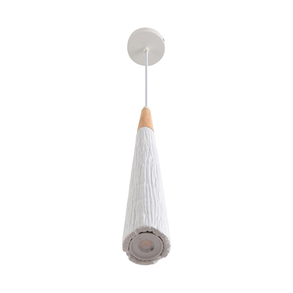 8352/1C SUSPENTIONI LN26 325 белый/бежевый, металл/дерево/цемент Подвес GU10 LED 5W 220V EOLIANA