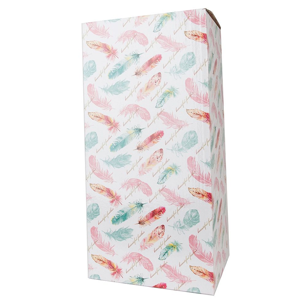 Чайный сервиз 12пр. "Перья" (6 персон) на металлической подставке v=250мл. (керамика)