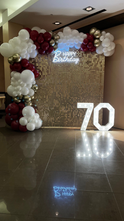 Фотозона на 70 лет
