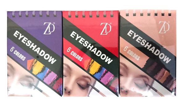 Тени для век ZD EYESHADOW 6 COLORS