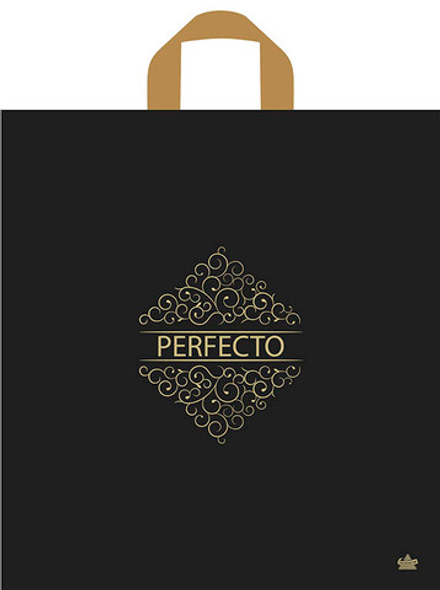 Пакет 46*42см (95мк) с петлевой ручкой "Перфекто Матовый шик" ПВД