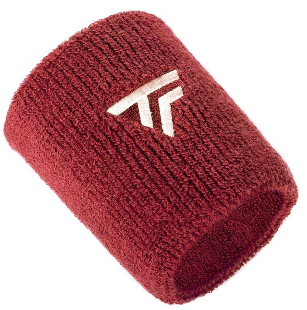 Напульсник теннисный Tecnifibre Wristbands XL - cardinal