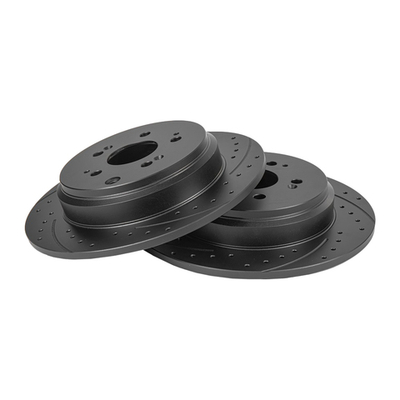 Диск тормозной GANZ задний перфорированный PRO-Line с покрытием (комплект - 2 шт) ACURA MDX / HONDA Pilot Арт.: GIJ06163S