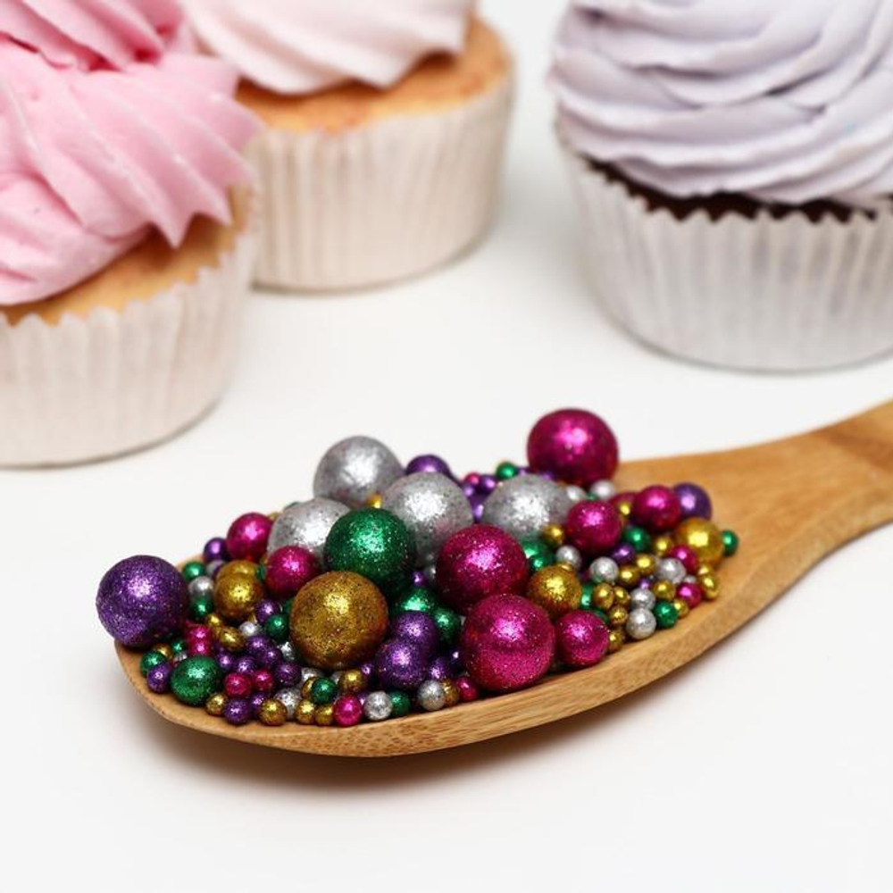 Воздушный рис в глазури "Блеск микс" 50г