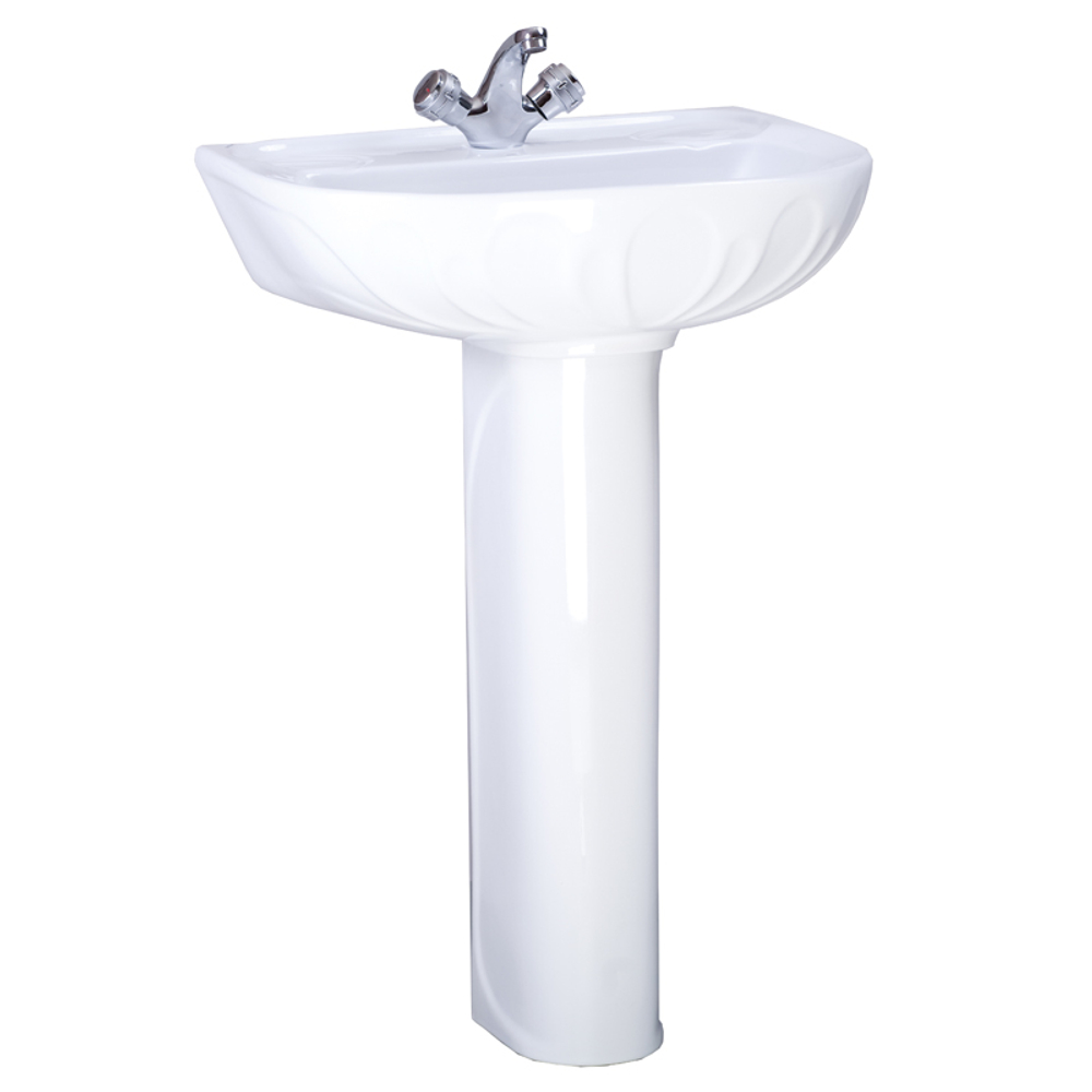 Раковина Santeri Лотос 580х 500, белый (1.3110.6.S00.10B.0)