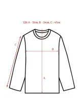 Лонгслив красный в полоску Marc O'Polo