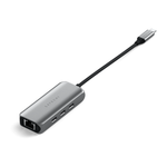 USB-Хаб Satechi (USB-C) (ST-H3C25E) Подключение: встроенный кабель USB-C 3.2 Gen 2 с оплёткой. Порты: 3 USB-C 3.2 Gen 2, 2.5 Gigabit Ethernet