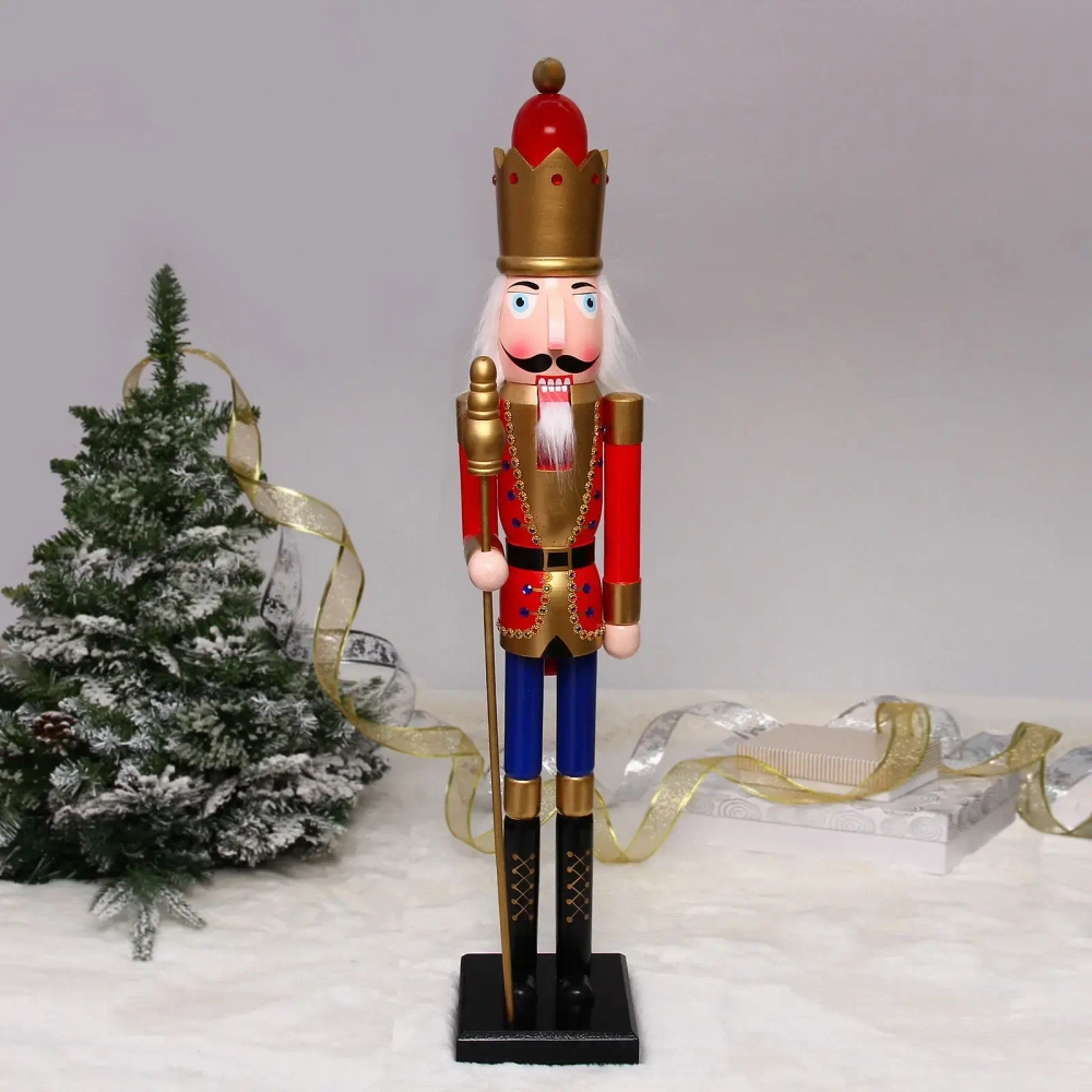 Фигурка новогодняя «Щелкунчик - Праздничный солдат» 19*17*90 см