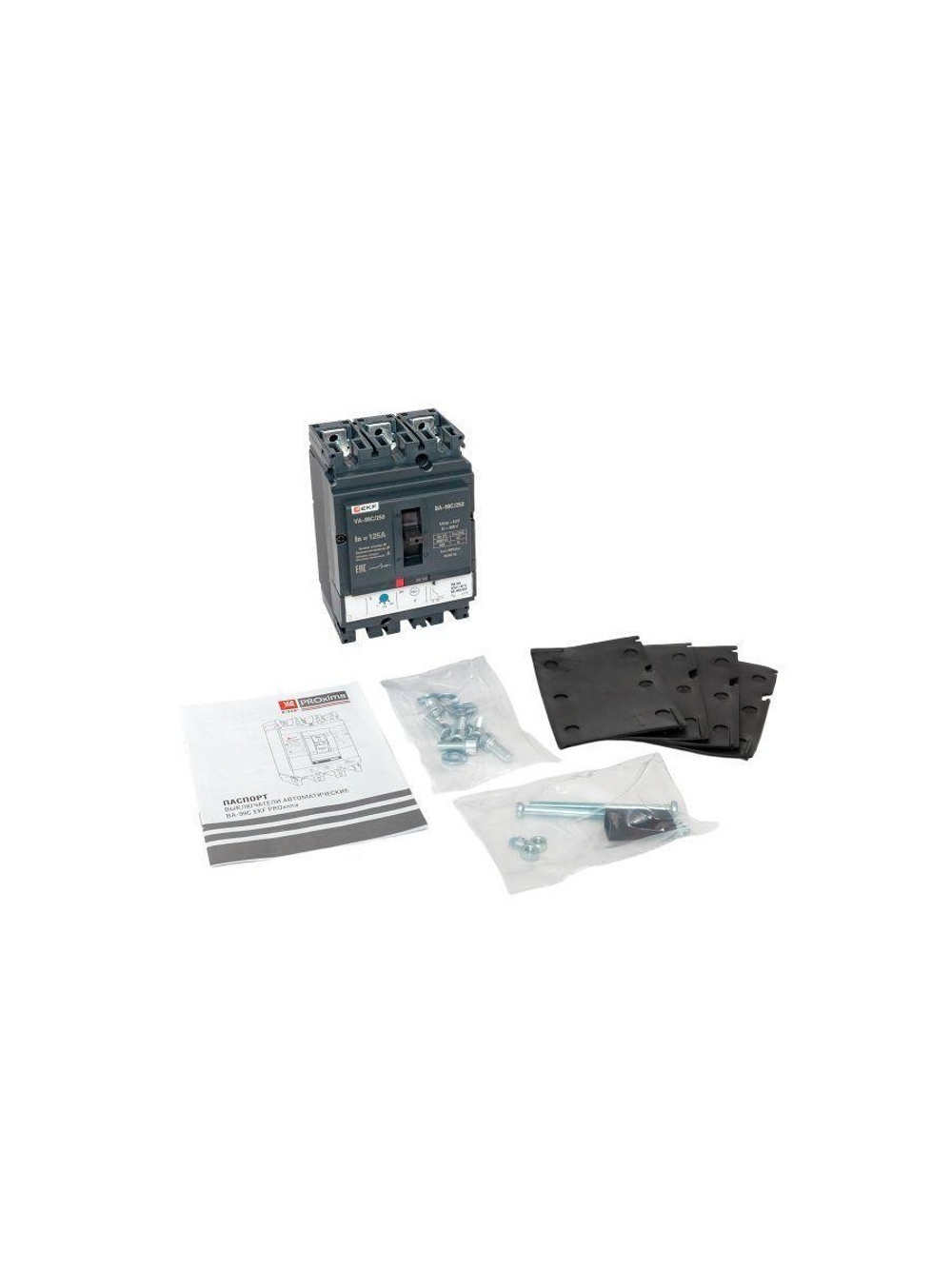 Выключатель автоматический 3п 250/125А 45кА ВА-99C Compact NS PROxima EKF mccb99C-250-125