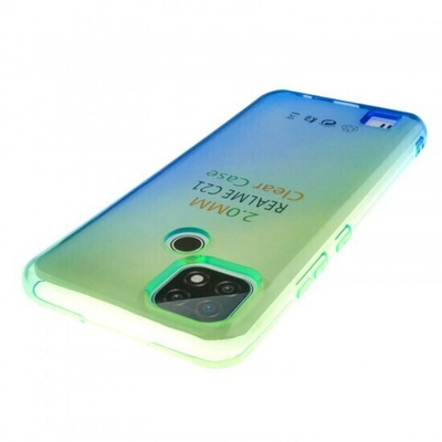 Чехол для Realme C21 Градиент, ТПУ, 012962
