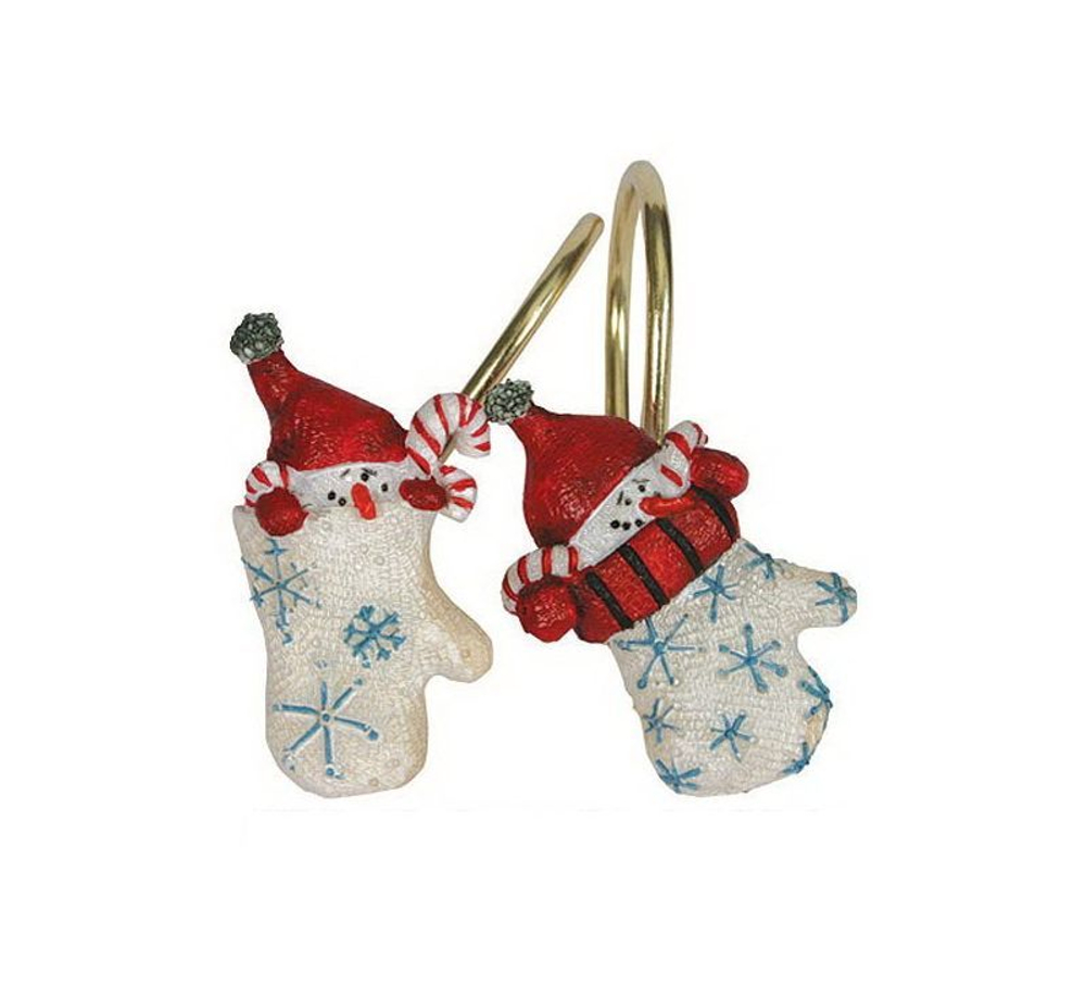 Набор из 12 крючков для шторки Blonder Home Warm Winter Wishes