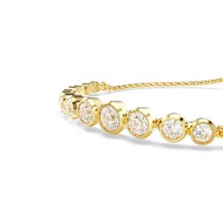 IMBER:BRACELET ROUND CRY/GOS M