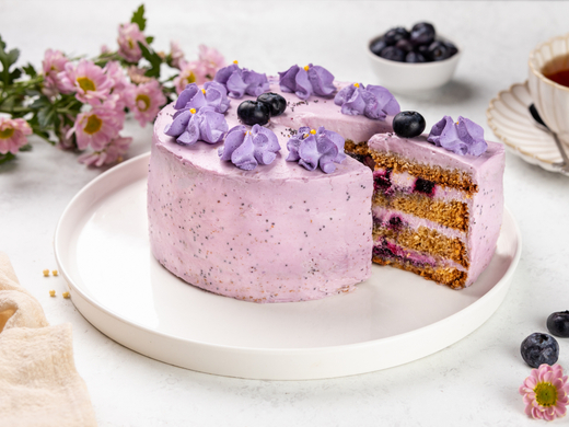 Черничный пломбир