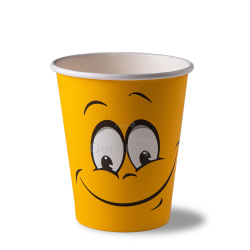 Бумажный стакан 250мл. "СМАЙЛ " 1000шт/кор. (Белгород)