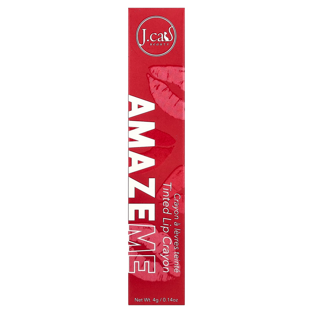 J.Cat Beauty, Amaze Me, оттеночный мелок для губ, AMC107, 2 слова Simply Amazing, 4 г (0,14 унции)