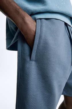 ZARA ШОРТЫ ДЖОГГЕРЫ, ГОЛУБОЙ