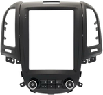 Магнитола для Hyundai Santa Fe 2 2006-2012 (климат, со штатным усилителем, рамка тип 2) - Teyes TPRO 2 монитор 9.7" в стиле "Тесла" на Android 10, ТОП процессор, 4G SIM-слот