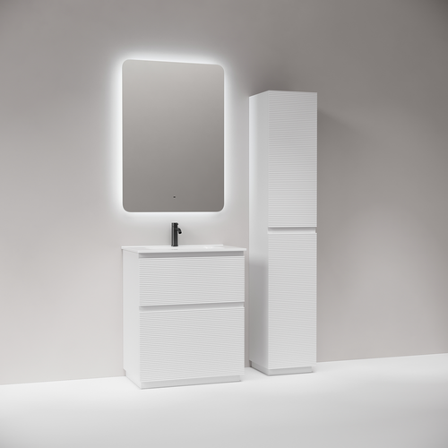 Тумба напольная Sancos Folk Floor 690х445х850, c двумя ящиками оснащенными доводчиками, Bianco, арт.FL70FW