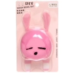 Набор косметический «Beauty», две кисти и чаша, цвет мятный, 15,5*2см