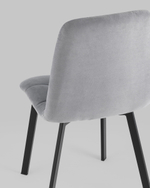 Стул Oliver Square велюр серый