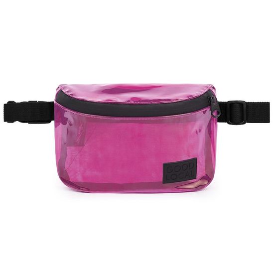 Cумка GOOD LOCAL поясная прозрачная Banana Lab Clear (розовый)