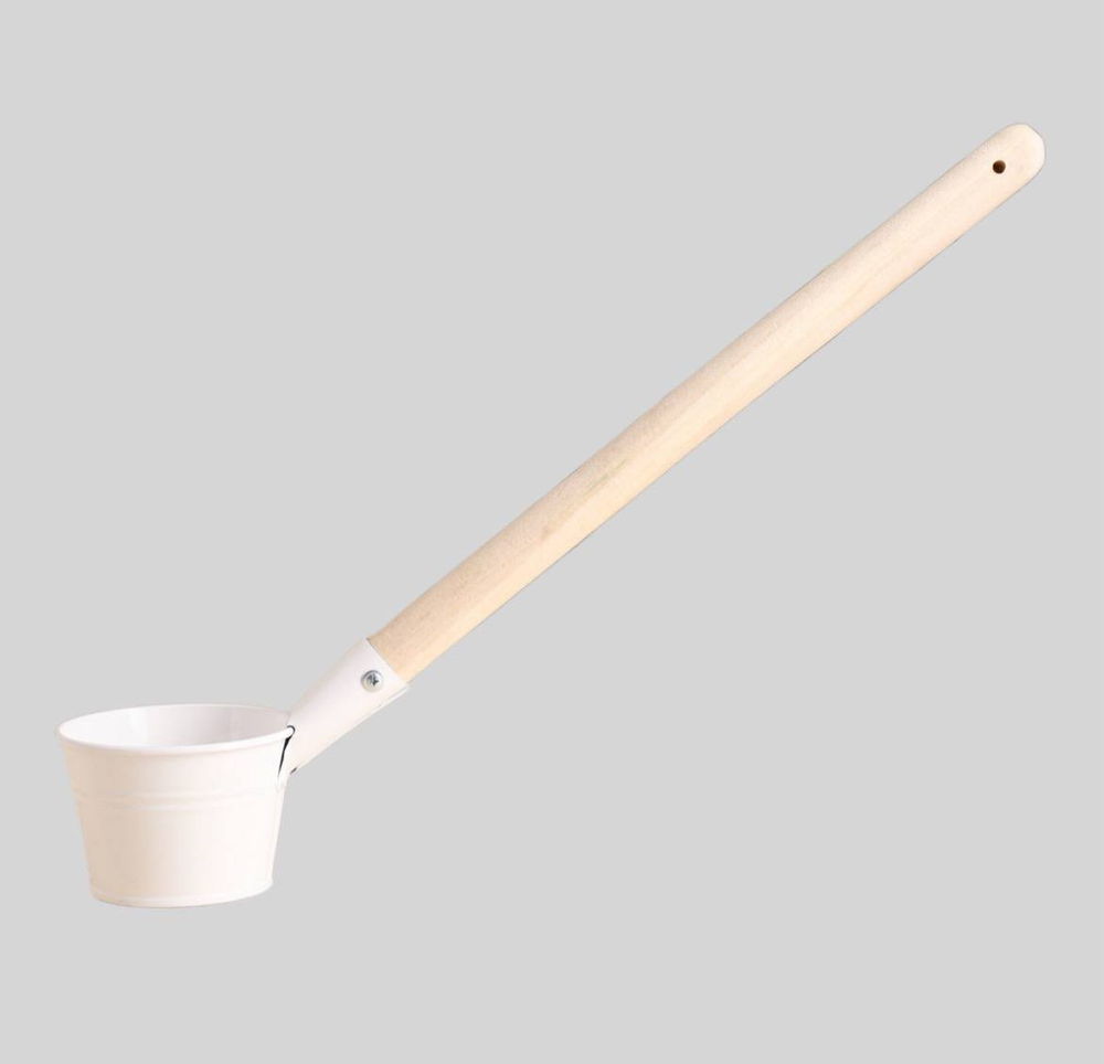 Ковш для бани, 0,5 л, белый 9262869