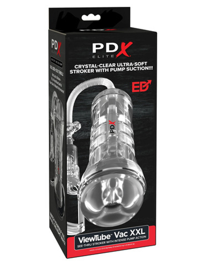 Pipedream ViewTube Vac XXL - Мастурбатор с вакуумной помпой