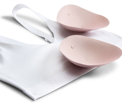 Теннисный бюстгальтер Nike Indy Medium Support Padded Adjustable Sports Bra - White