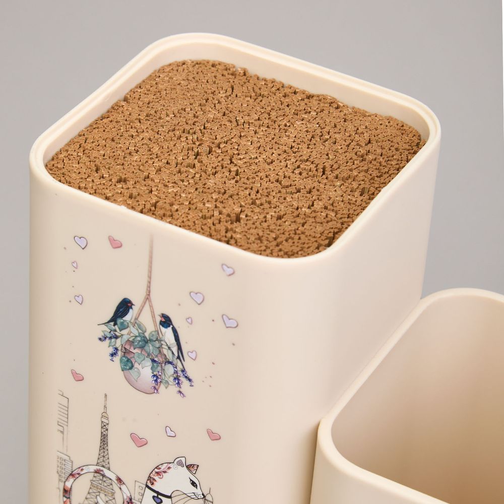 НАБОР AGNESS ИЗ ПОДСТАВКИ И ДОСКИ, СЕРИЯ "LAVENDER CATS"