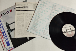 Винтажная виниловая пластинка LP Wings London Town (Japan 1978) (Obi)