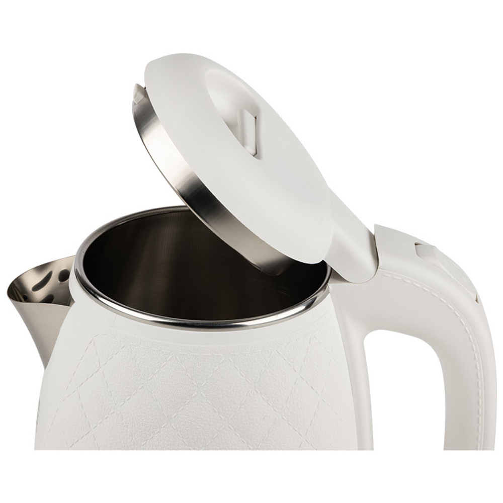 Чайник Homestar HS-1007 (1,7 л), белый, двойной корпус. 107005-SK