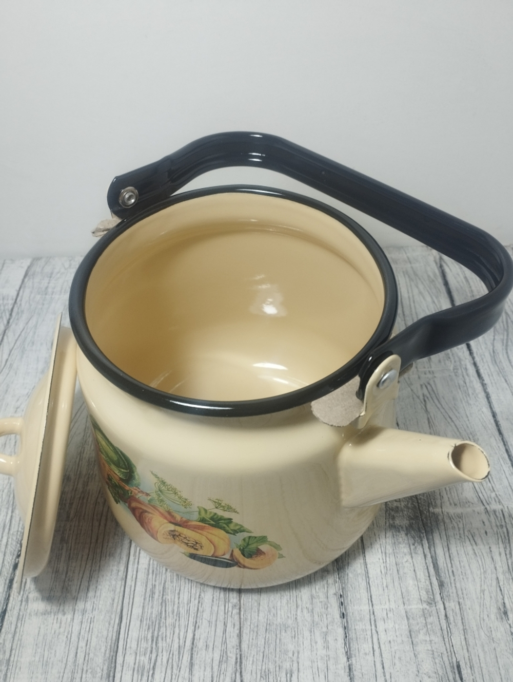 Чайник 3,5л с рисунком Урожай крем 1с26с