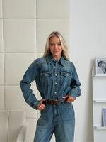 Комбинезон джинсовый