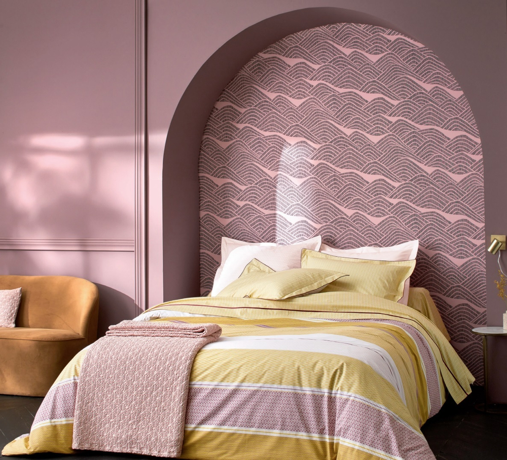 Постельное белье 2 спальное евро Blanc des Vosges Fantaisie Miel