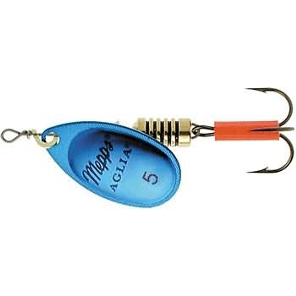 Блесна вращающаяся Mepps AGLIA PLATINUM, 5, Blue/SILVER