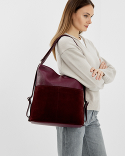 Сумка-рюкзак 578 15 бордовый