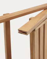 Victora Уличный стеллаж из массива акации 70 x 85 см