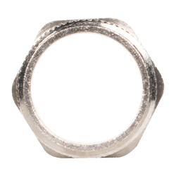 Ниппель прямой LD DN25 нр-нр, латунь никелированная (с биркой)