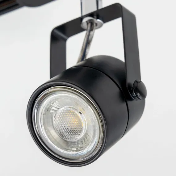 CL525T11N Ринг Черный Св-кТрековый LED 5W*4000K