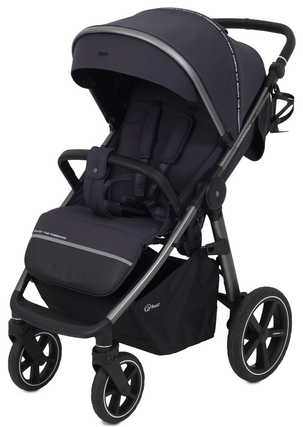 Детская прогулочная коляска Rant Caspia 2.0 2025 Graphite