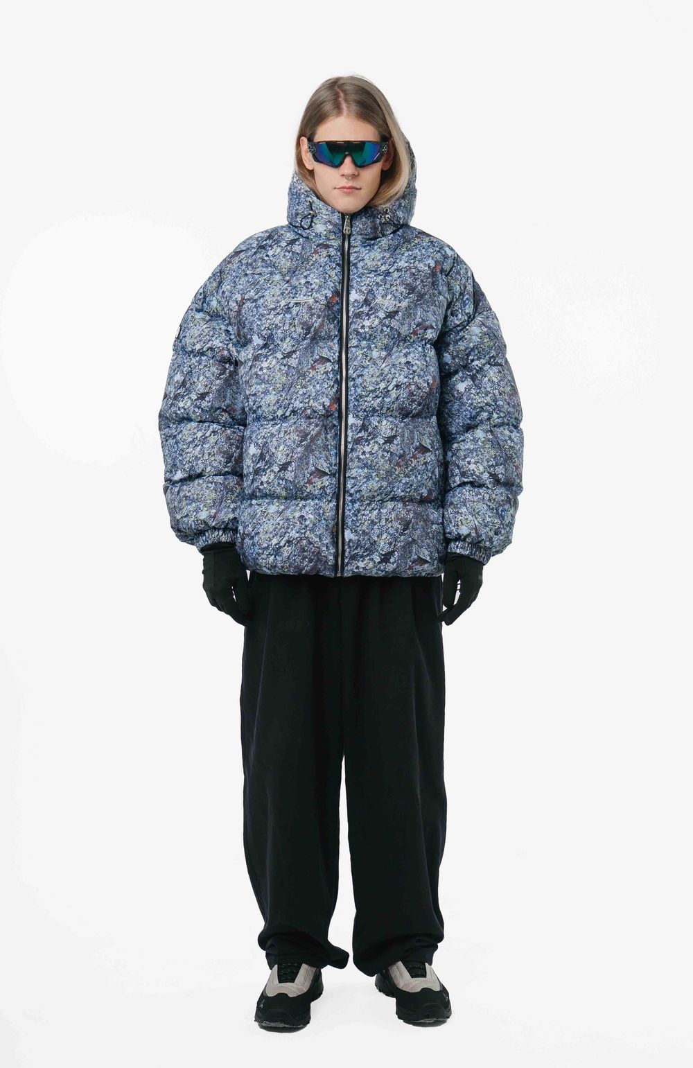 Пуховик Issaya Unity Puffer Stone светло-серый