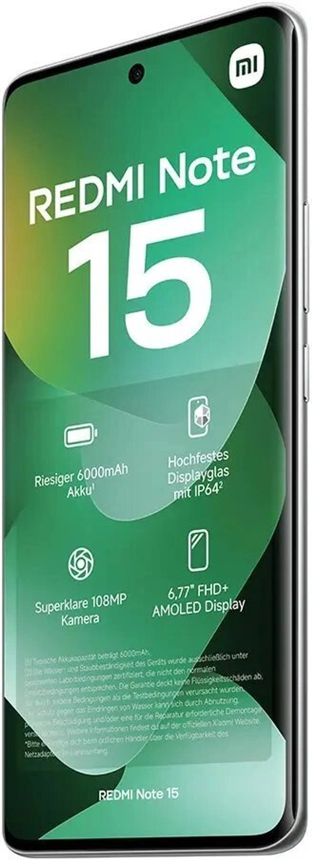 Смартфон Redmi Note 15 8/256Gb Forest Green (без NFC)