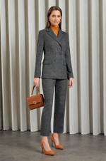 31009 Брюки женские (серая клетка)