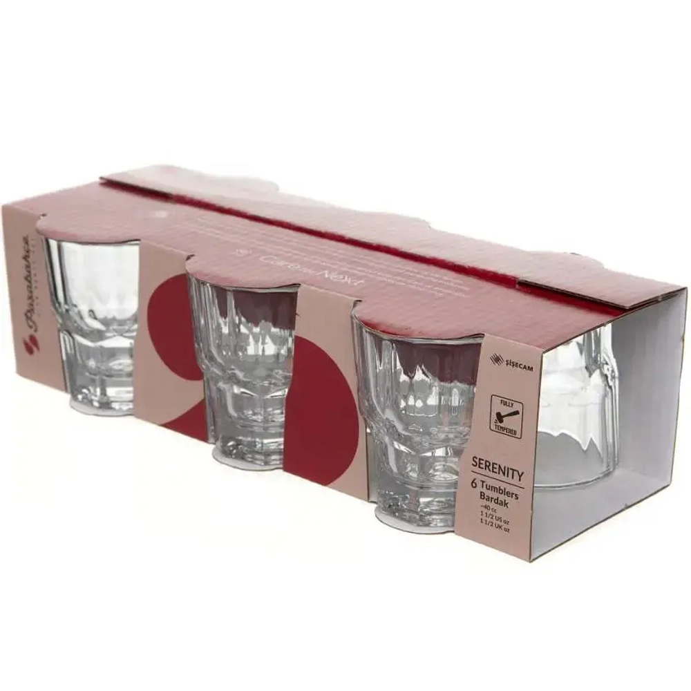 Набор стопок 6шт 40мл «SERENITY» 520392