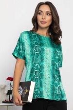 Блуза Морган (зеленая) Б14032-16М LT Collection