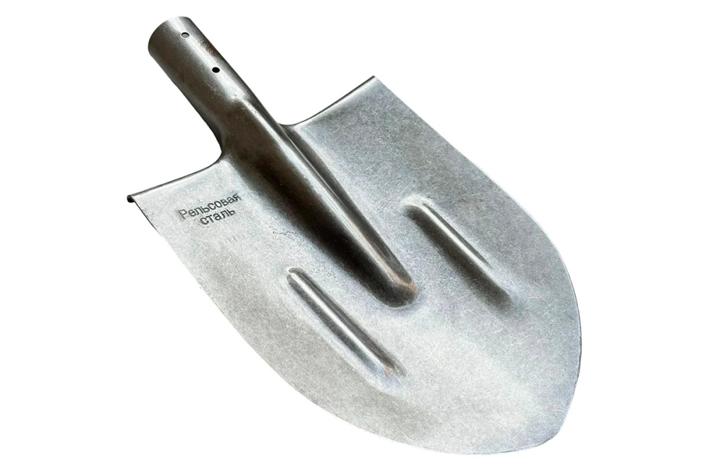 Лопата штыковая (рельсовая сталь)