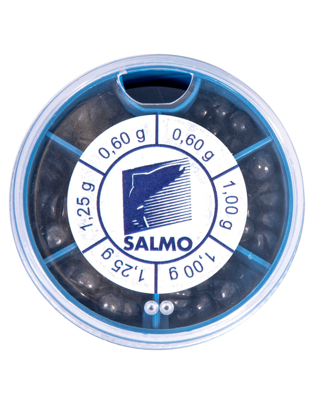 Набор грузил Salmo ДРОБИНКА 70 г, 6 секций, крупные