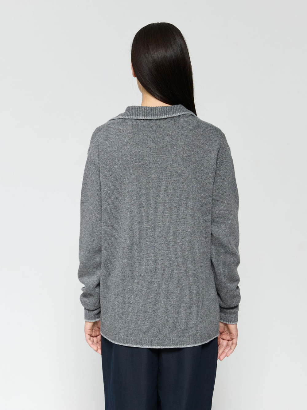 Поло из смесового кашемира