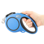 Поводок-рулетка для собак Urban M, 5м до 25кг, лента, синий, Triol