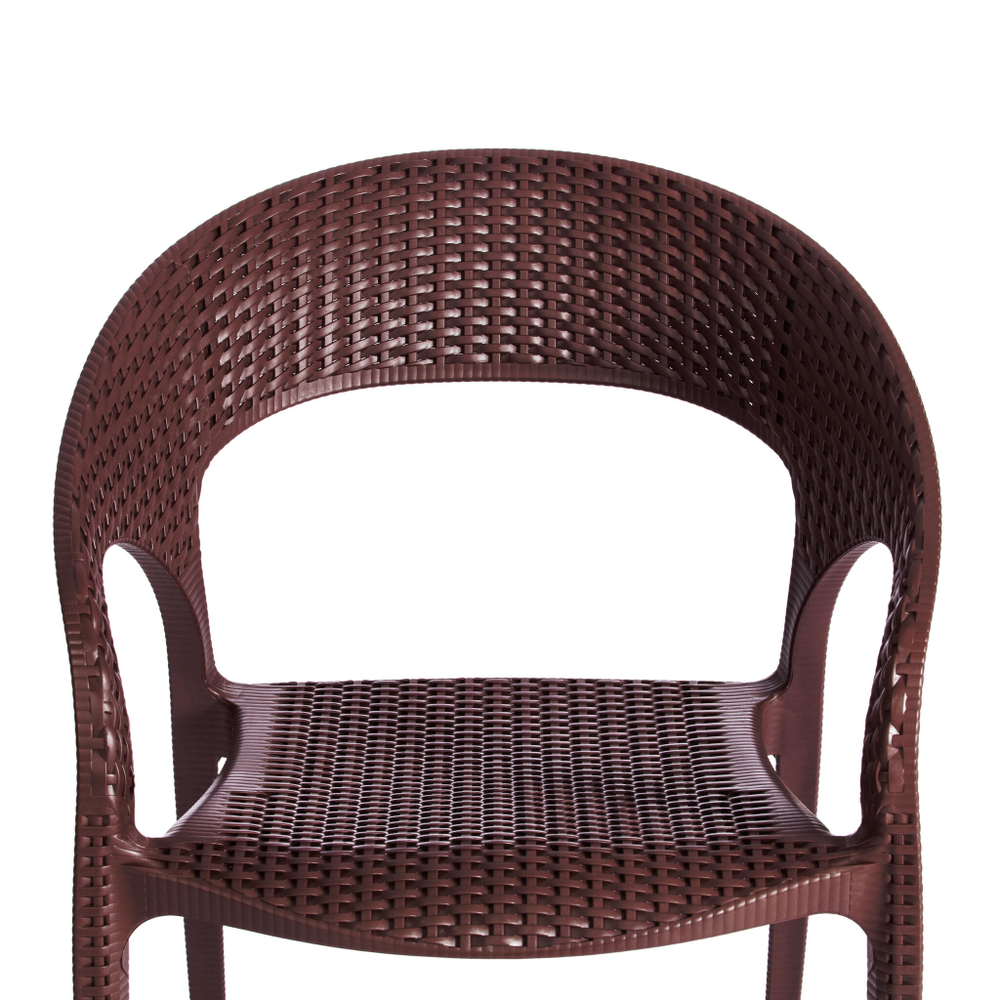 Кресло TINTO (mod. PC59) / 1 шт. в упаковке пластик,  60 х 63 х 83 см, Brown (коричневый) 14